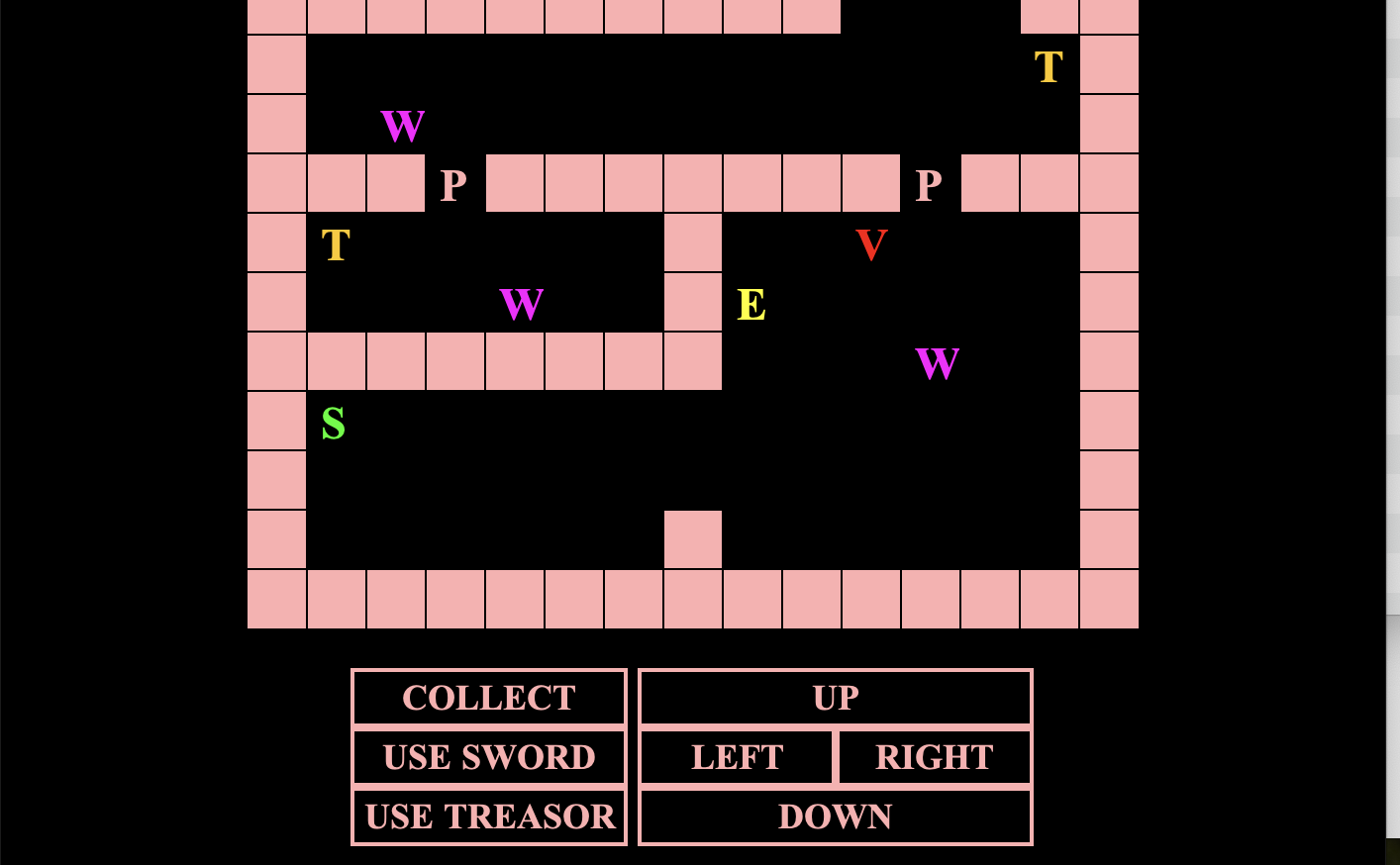 screenshot of room exploration